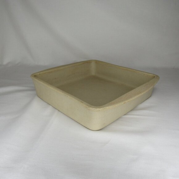 The Pampered Chef Stoneware Square Baking Pan 9 x 9 - Picture 2 of 8